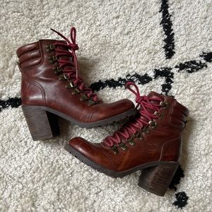 Lucky Brand Heeled Leather Boots